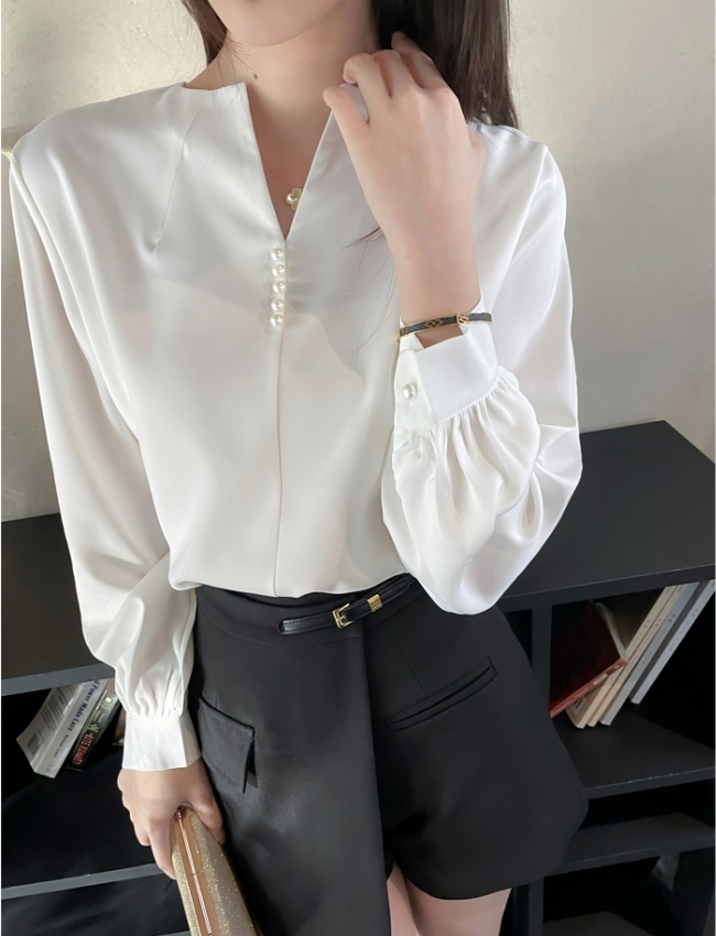 Commuting long sleeve shirt Casual tops for women