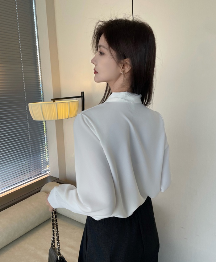 Overalls long sleeve shirt spring tops for women