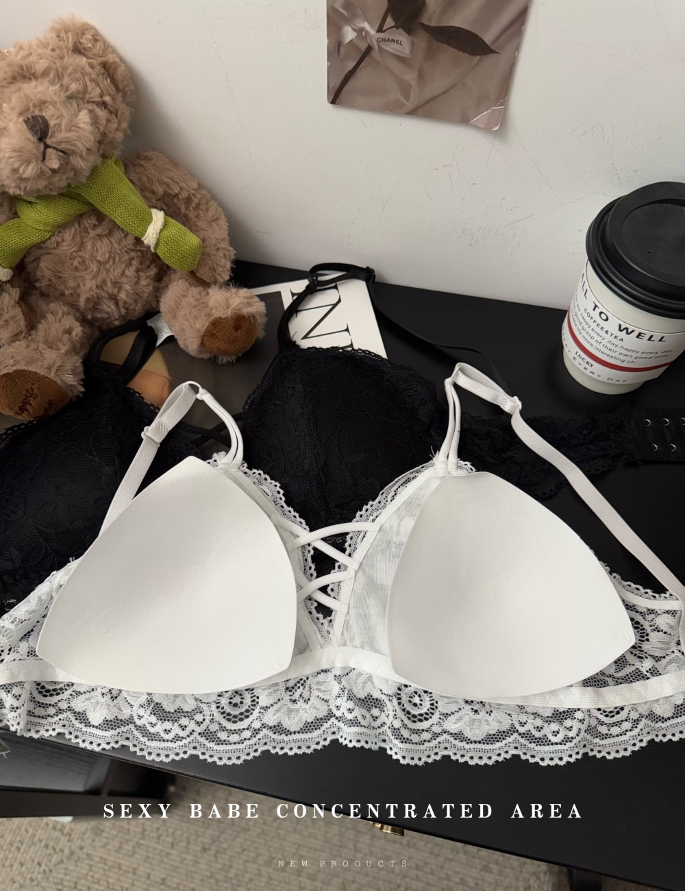 Inside the ride underwear wrapped chest Bra for women