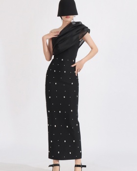 Package hip diamond dress spring evening dress for women