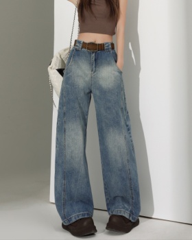 Loose banana pants jeans spring wide leg pants