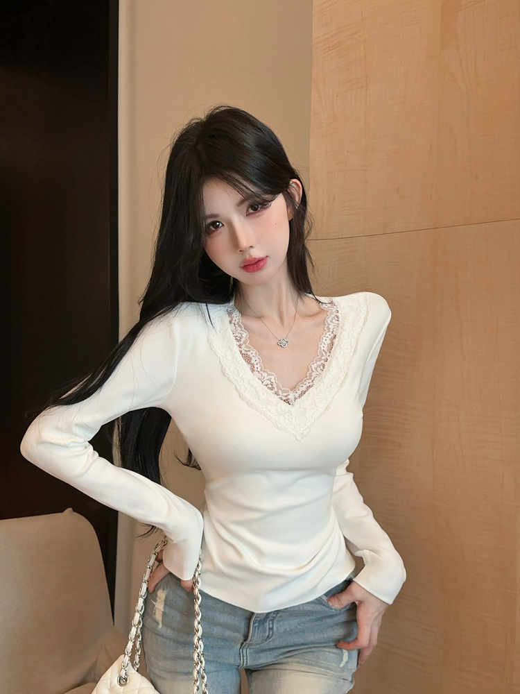 Chanelstyle T-shirt bottoming shirt for women