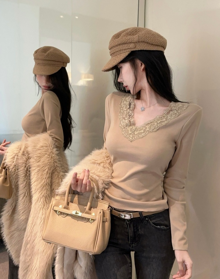 Chanelstyle T-shirt bottoming shirt for women