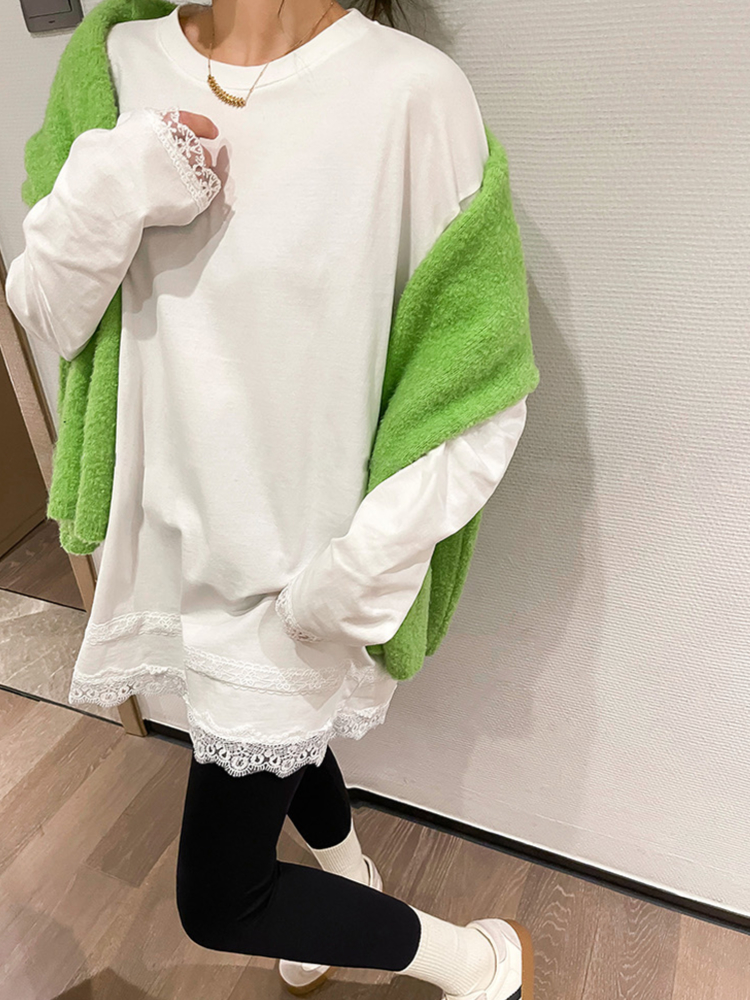 Bottoming T-shirt Korean style tops for women