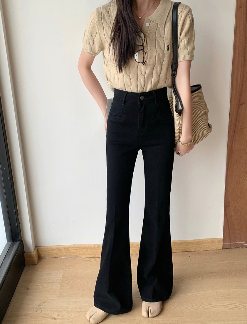 Spring slim long pants Korean style pants for women