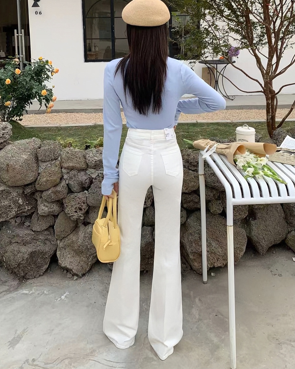 Spring slim long pants Korean style pants for women