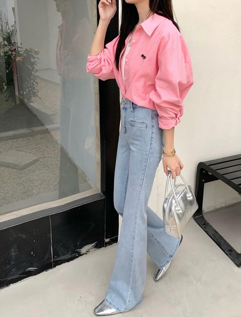 Spring slim long pants Korean style pants for women