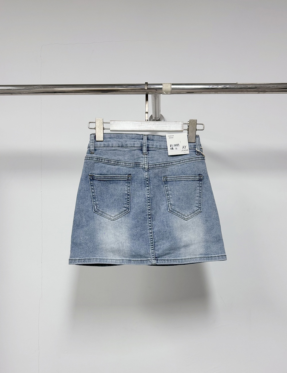 Denim skirt anti emptied short skirt