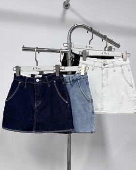 Spring and summer skirt denim short skirt