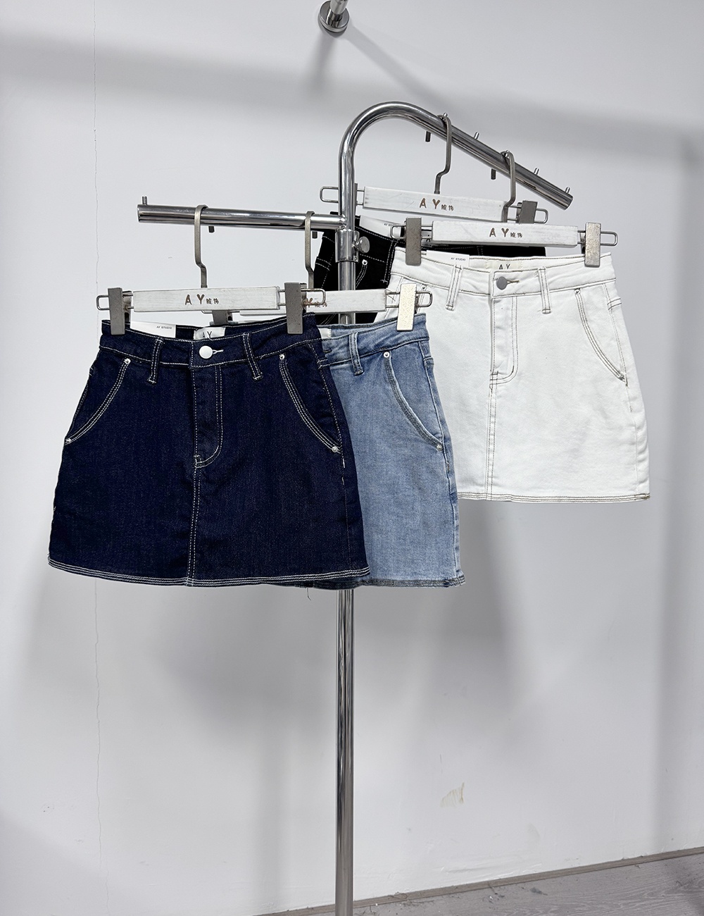 Spring and summer skirt denim short skirt