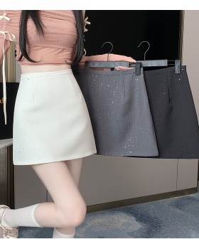 Spring A-line skirt package hip short skirt for women