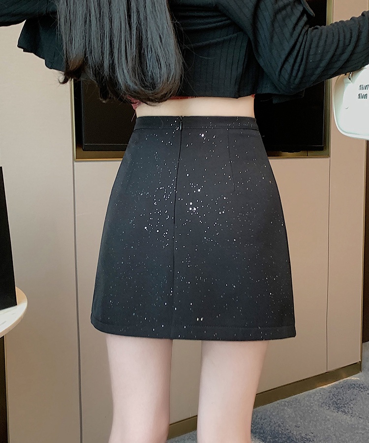 Spring A-line skirt package hip short skirt for women