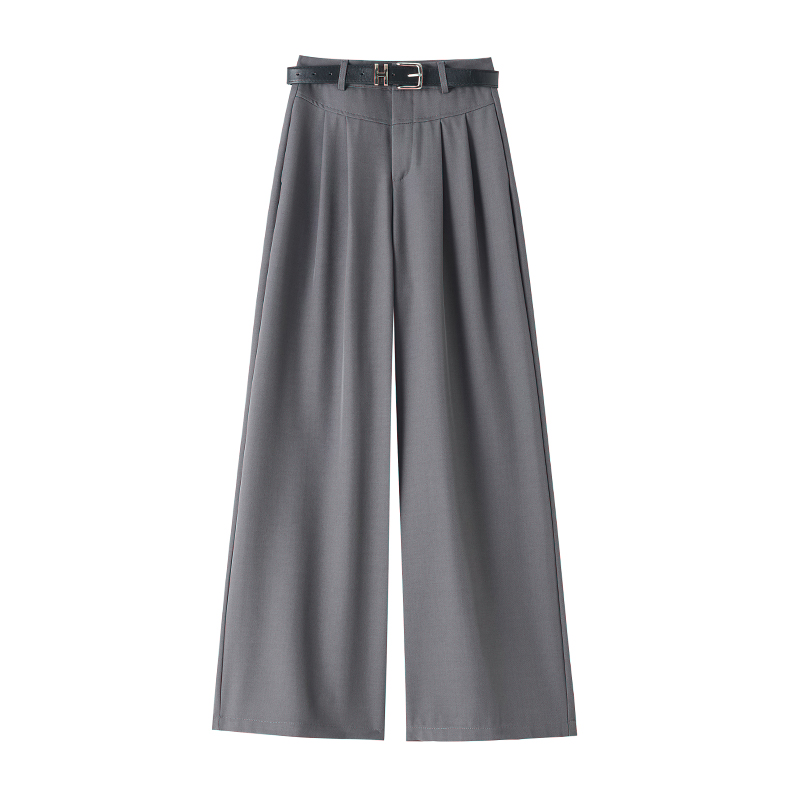 Casual high waist wide leg pants loose business suit