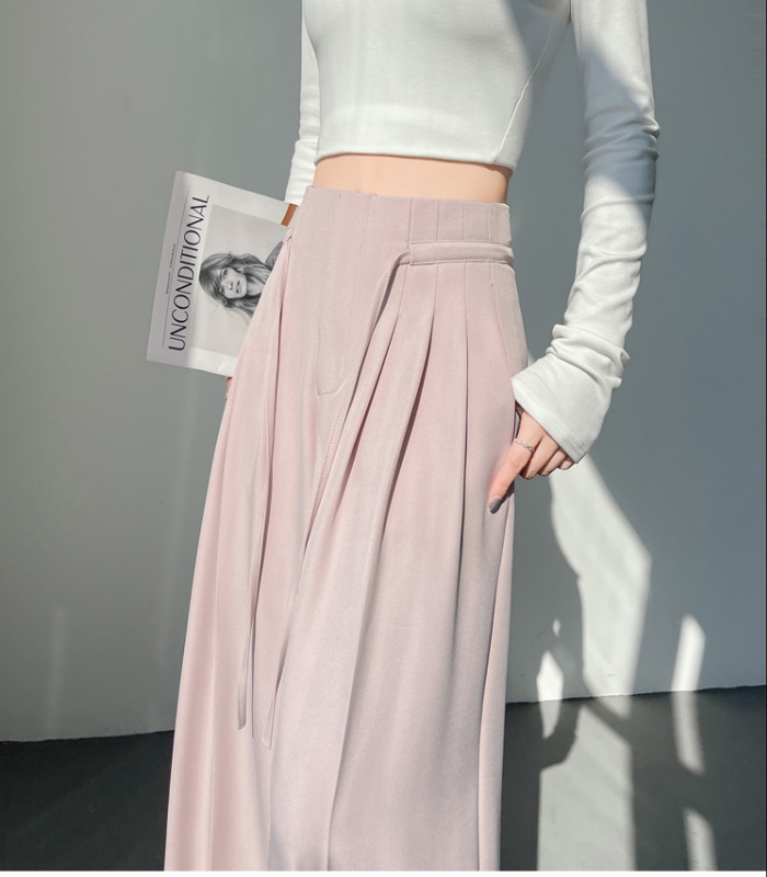 Mopping high waist business suit lazy spring pants for women