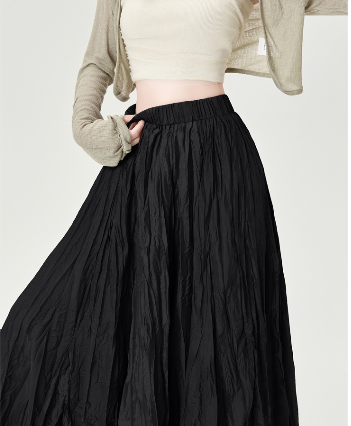 Big skirt A-line spring irregular drape skirt for women