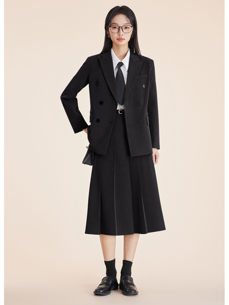 Temperament business suit overalls coat 2pcs set for women