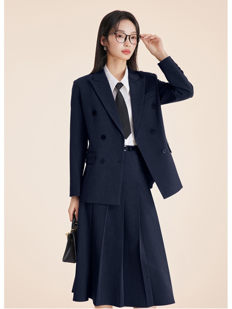 Temperament business suit overalls coat 2pcs set for women