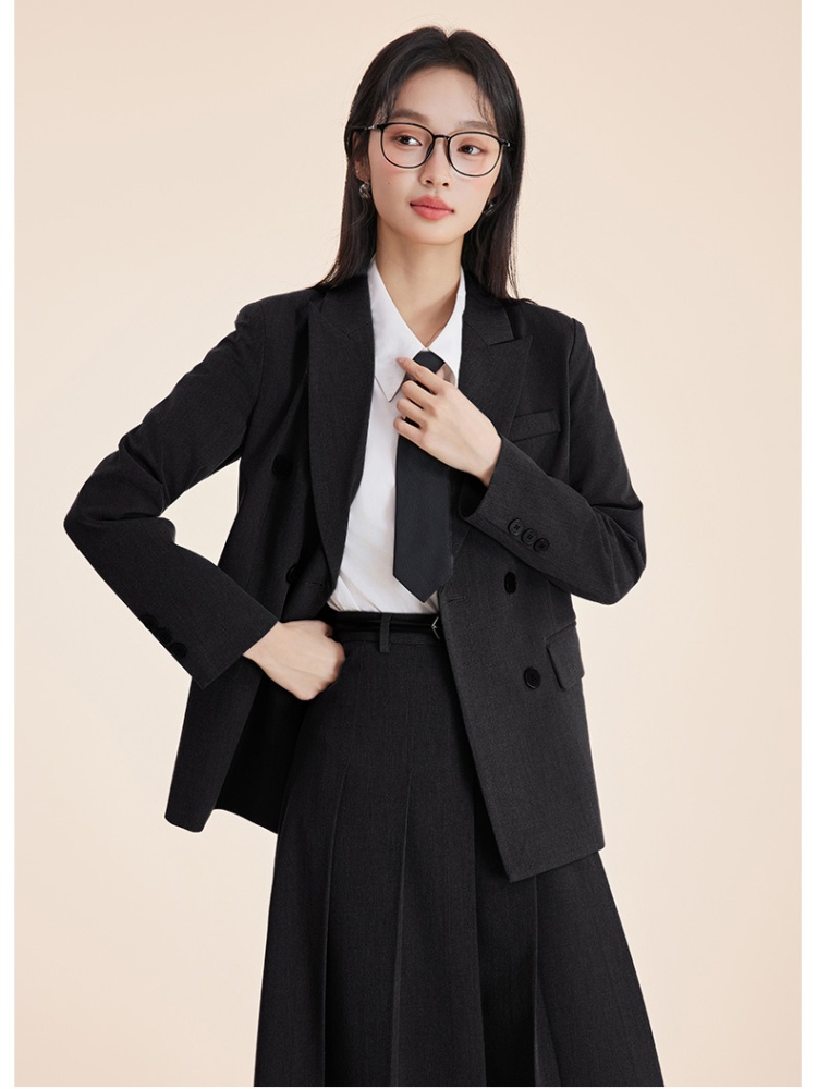 Temperament business suit overalls coat 2pcs set for women