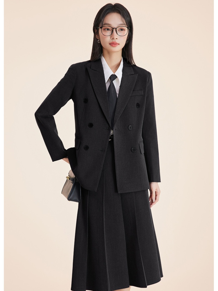 Temperament business suit overalls coat 2pcs set for women