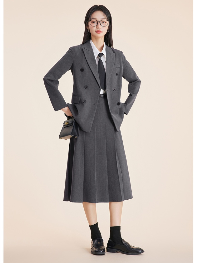 Temperament business suit overalls coat 2pcs set for women