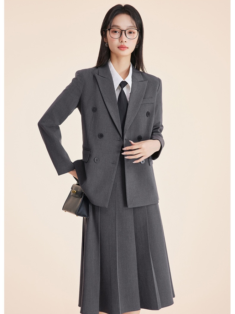 Temperament business suit overalls coat 2pcs set for women