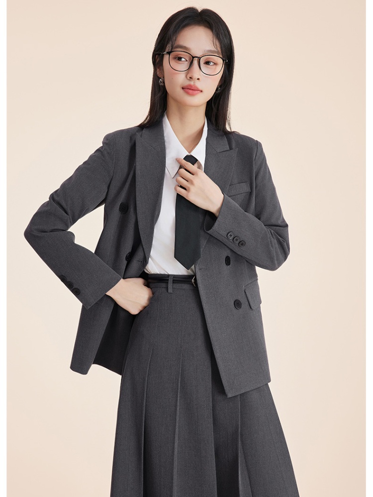 Temperament business suit overalls coat 2pcs set for women