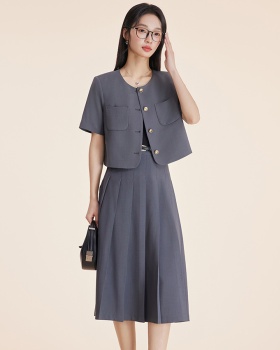 Short sleeve skirt summer business suit 2pcs set