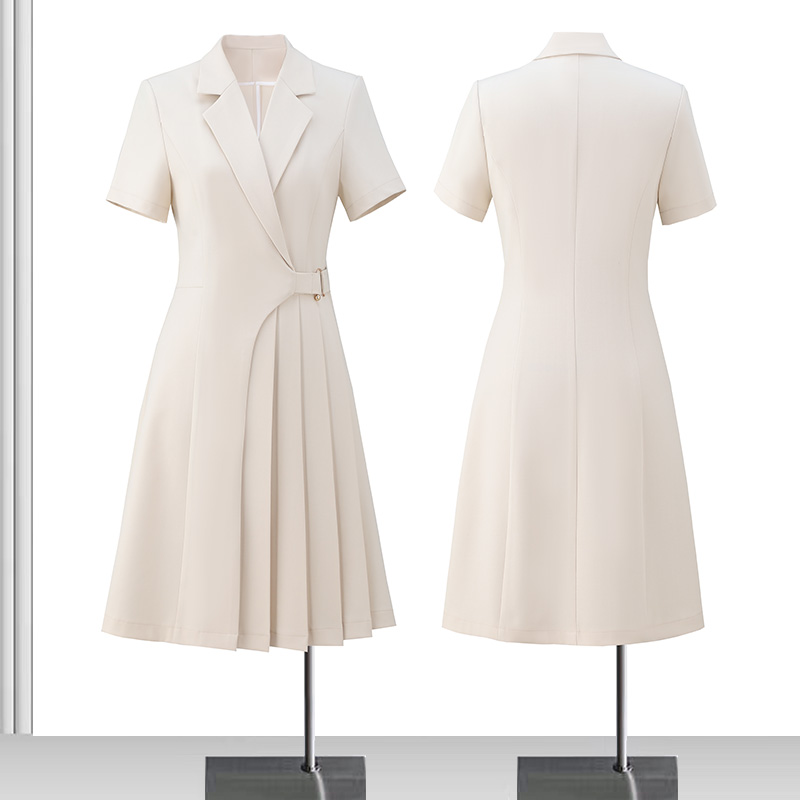 Profession summer dress host pleated business suit for women