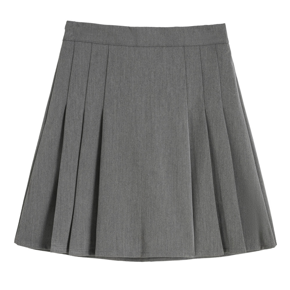 High waist business suit pleated skirt for women