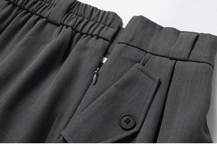 Big skirt pleated business suit slim long skirt