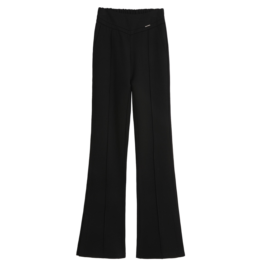 Wide leg mopping Casual slim split pants for women