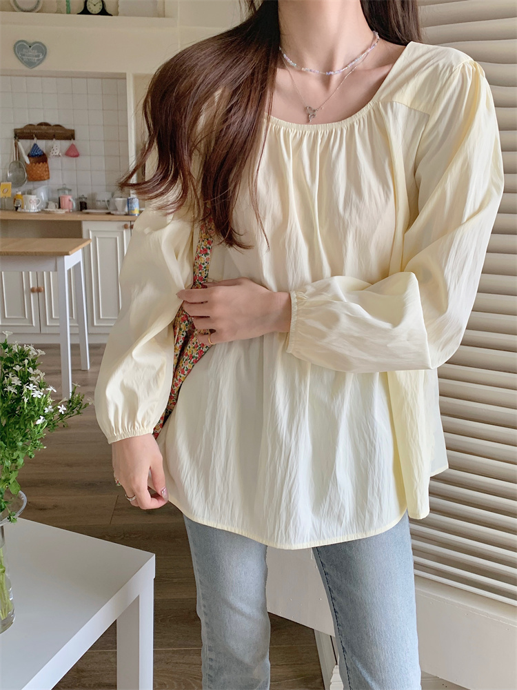 Short sleeve long sleeve tops sweet shirt for women