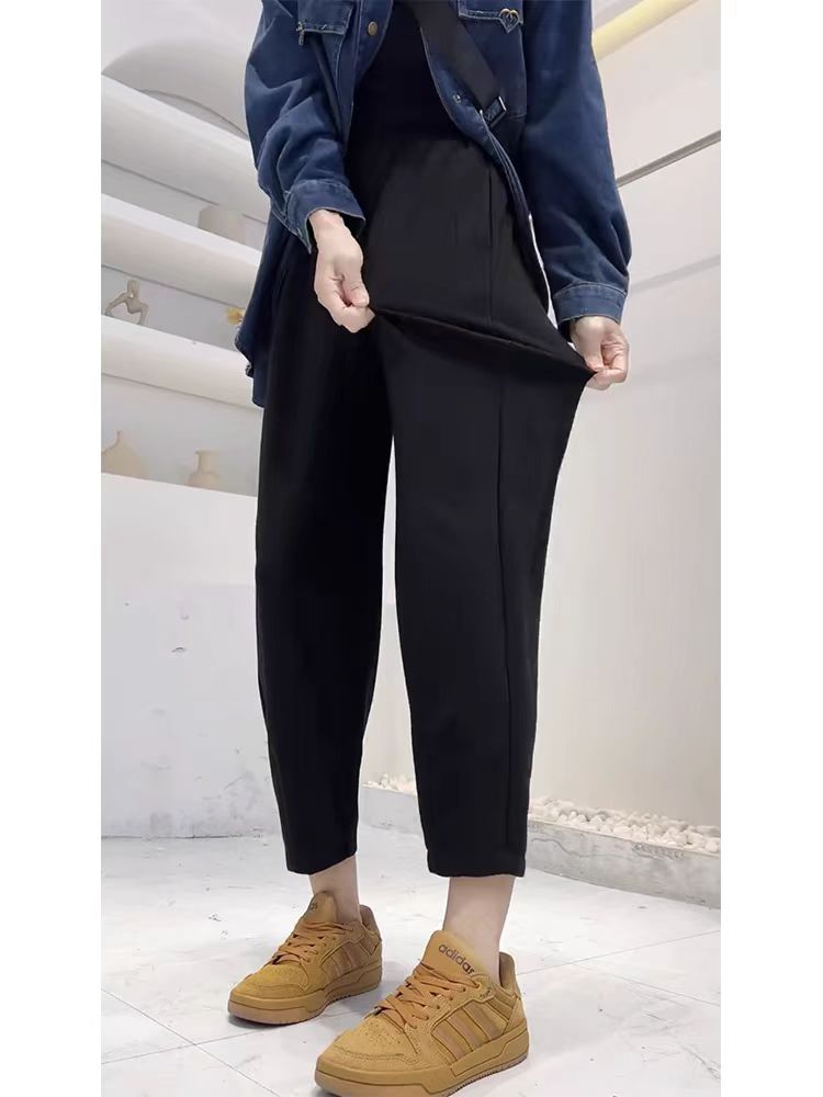 Slim harem pants wide leg casual pants for women