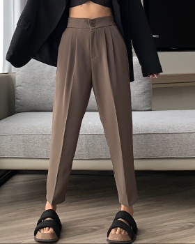 Thick all-match drape pants nine tenths business suit