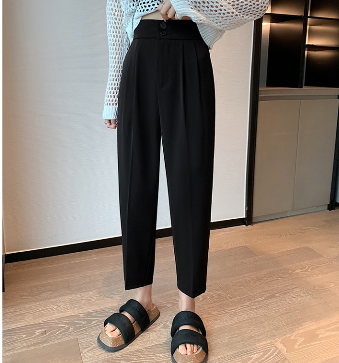 Thick all-match drape pants nine tenths business suit