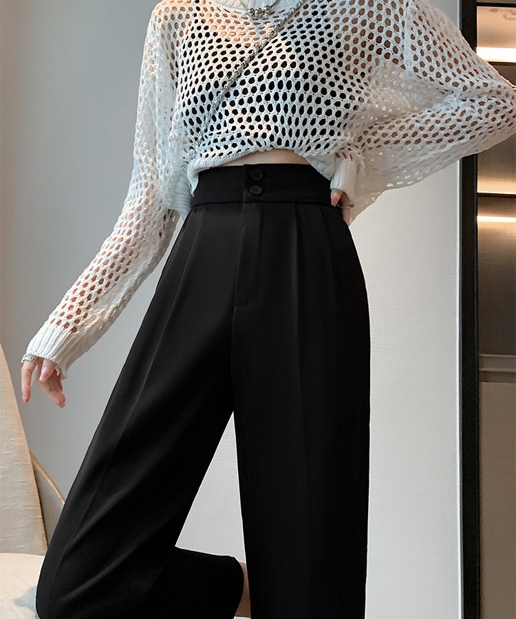 Thick all-match drape pants nine tenths business suit