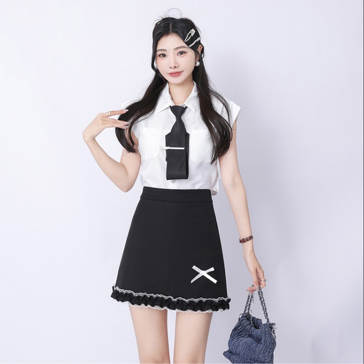 Lace spring and summer skirt slim short skirt for women