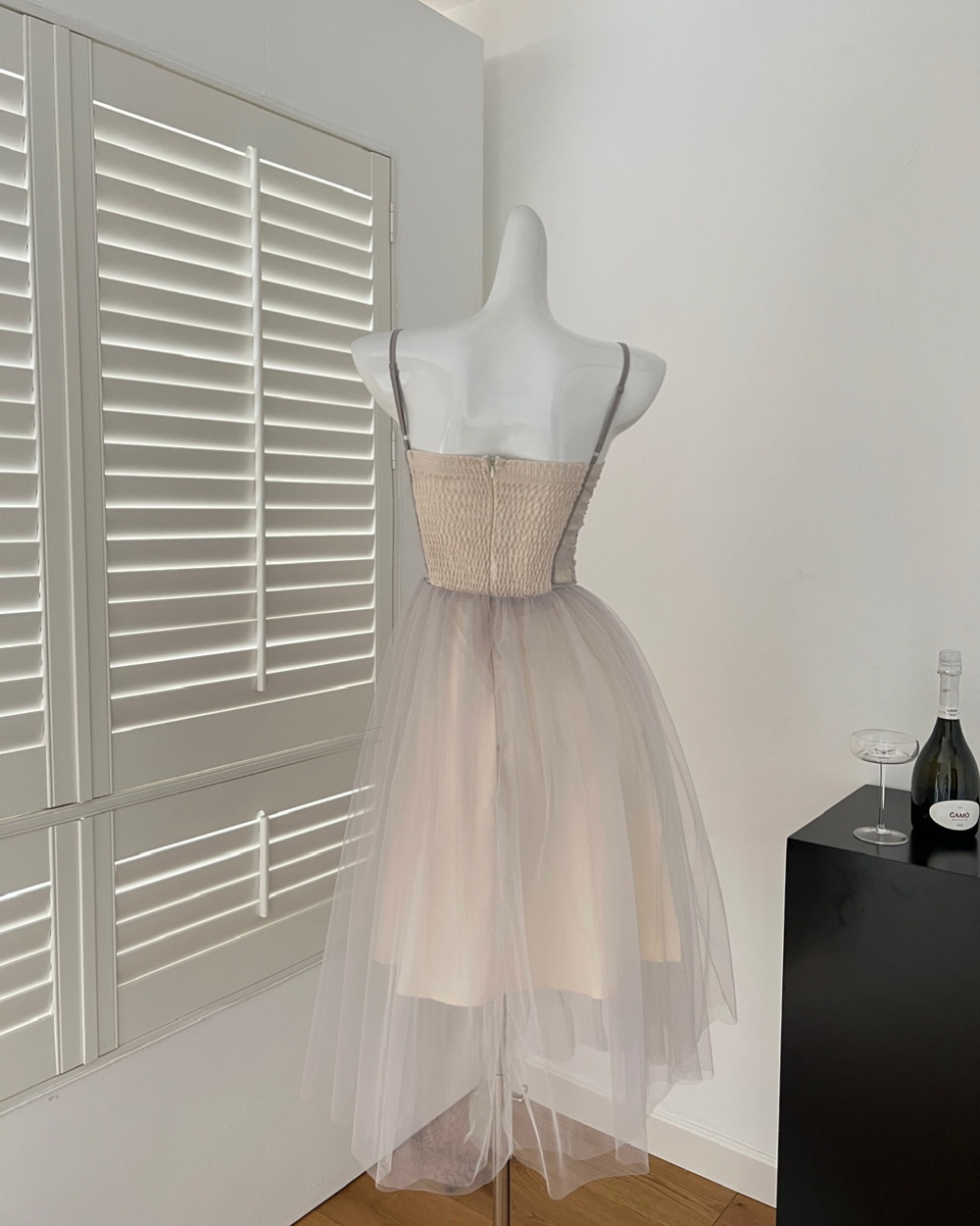 Gauze ballet dress sweetheart romantic long dress