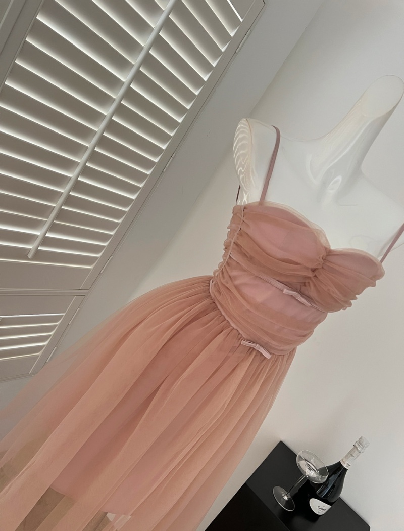 Gauze ballet dress sweetheart romantic long dress