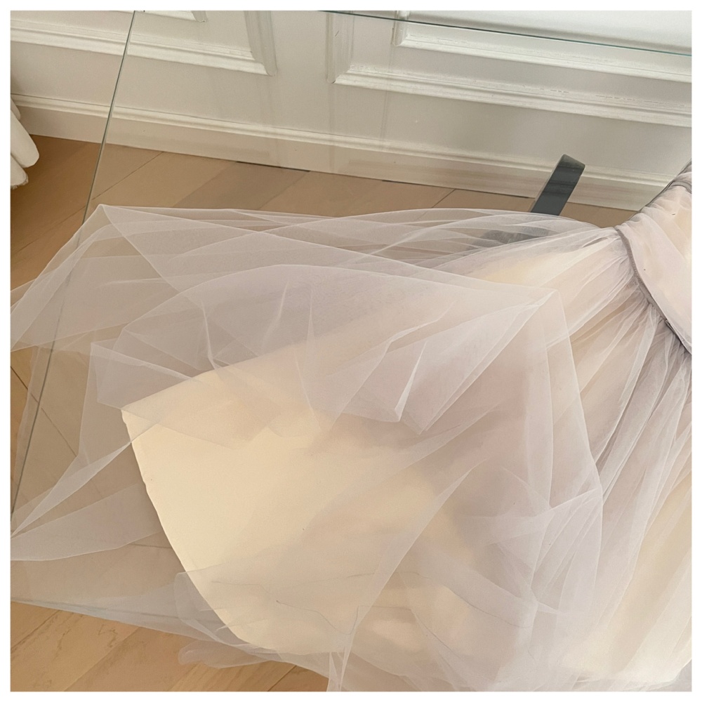 Gauze ballet dress sweetheart romantic long dress