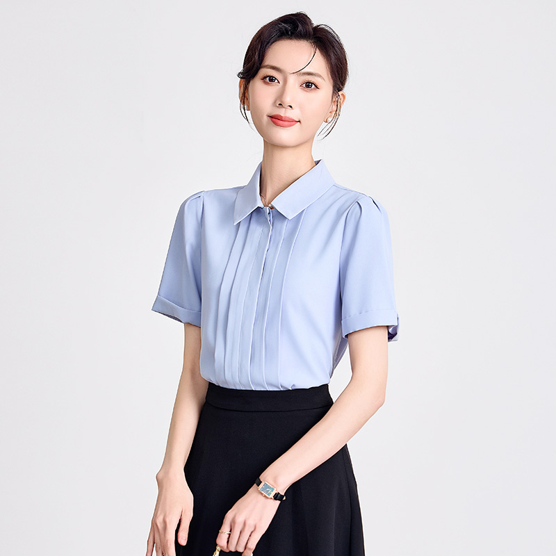 Short sleeve slim shirt