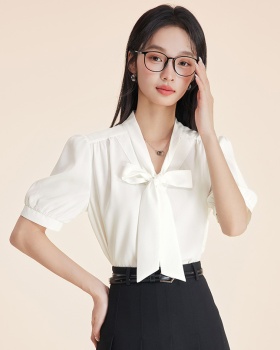 Streamer niche summer puff sleeve shirt for women