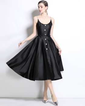 Halter sling formal dress rhinestone sexy dress