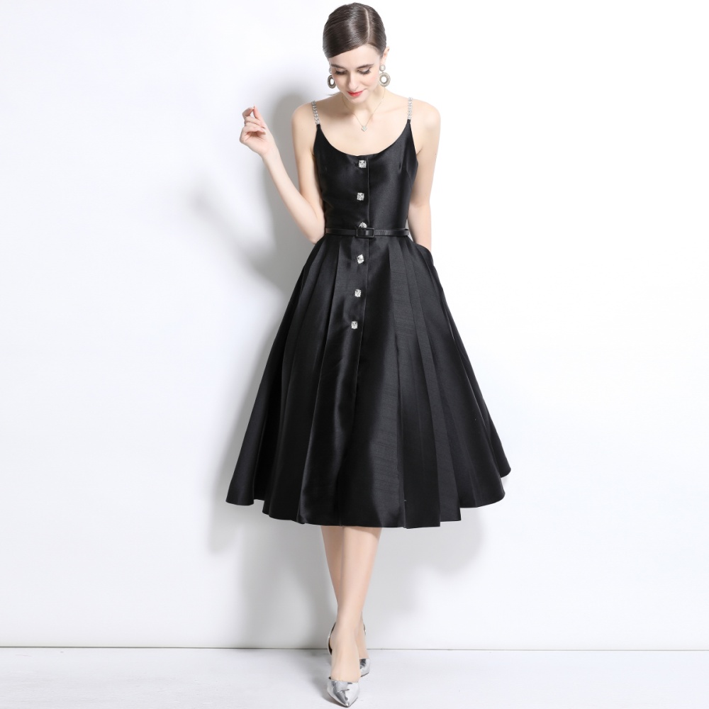 Halter sling formal dress rhinestone sexy dress