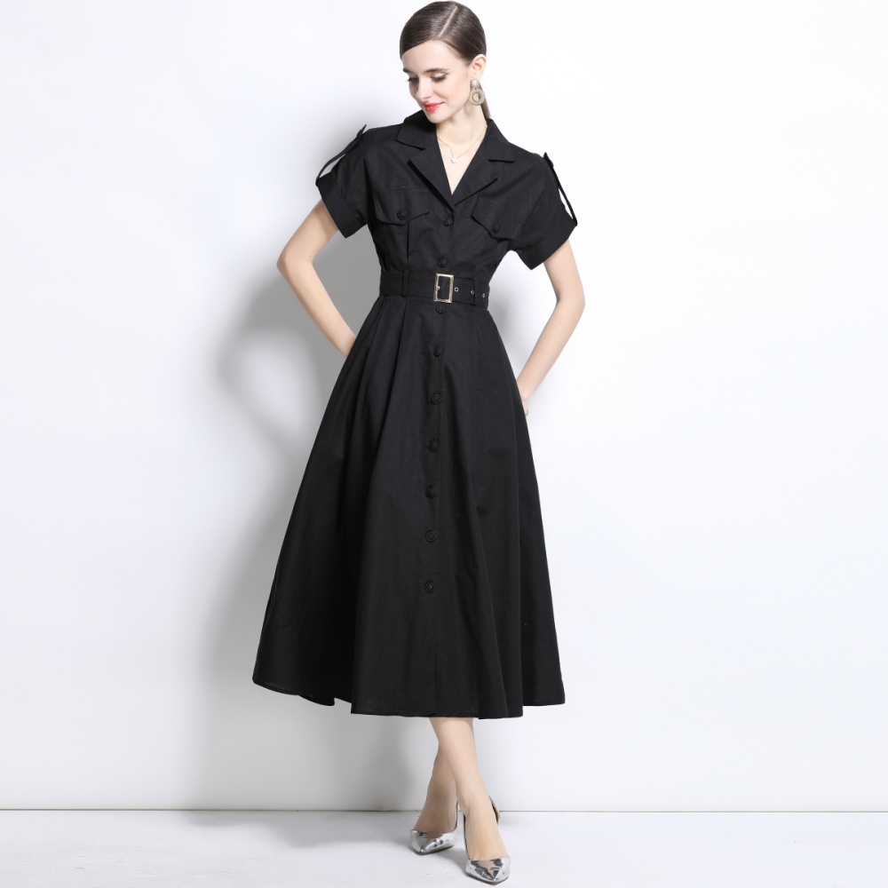 Commuting spring dress temperament slim shirt for women