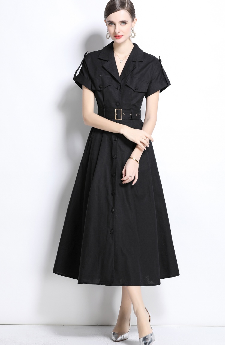 Commuting spring dress temperament slim shirt for women