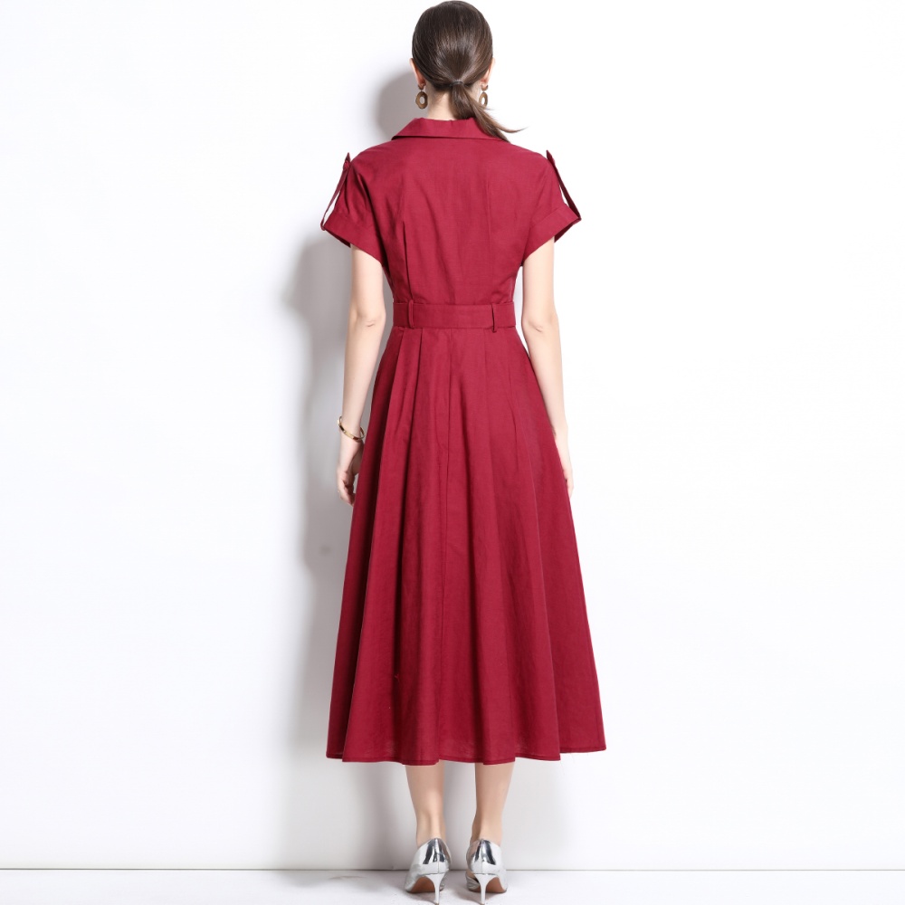 Temperament spring dress commuting slim shirt for women