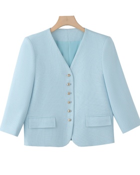 Chanelstyle business suit short sleeve coat for women