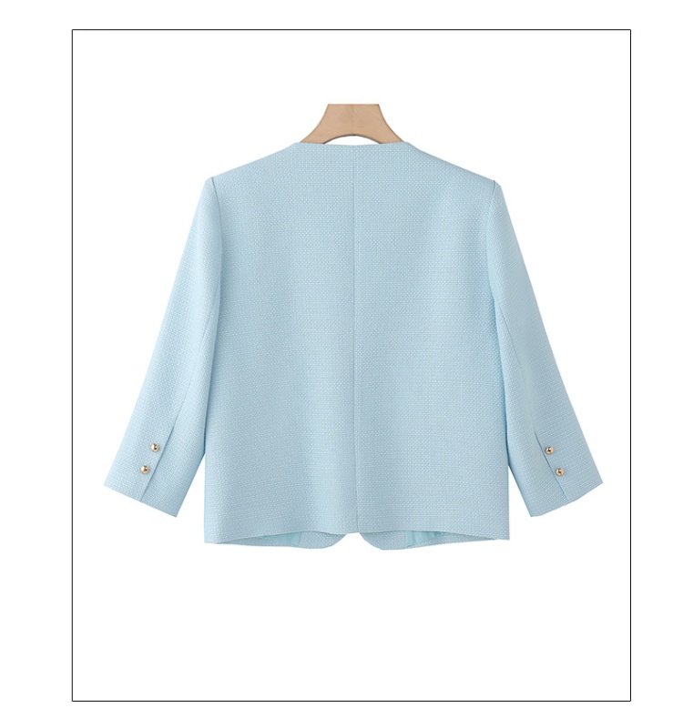 Chanelstyle business suit short sleeve coat for women