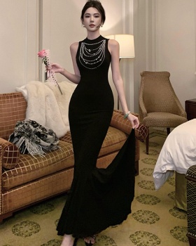 Big skirt light luxury evening dress long temperament dress